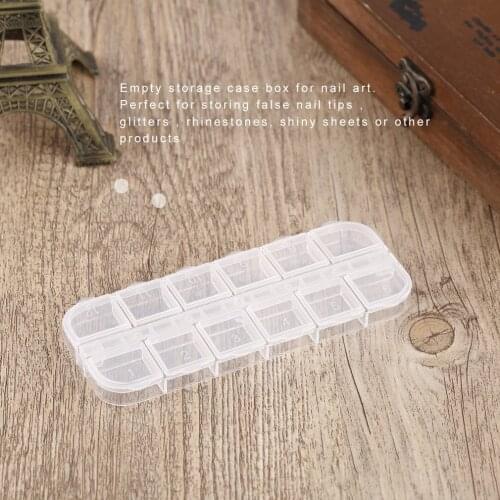 Plastic box Container Screw Holder Case Practical Compartment Jewelry Earring Display case plastic Organizer beads storage box