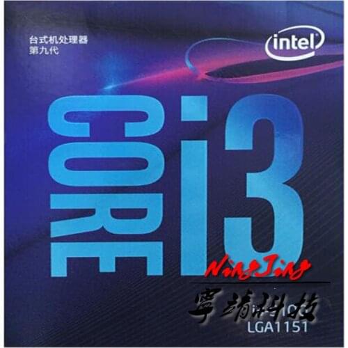 Intel Core i3-9100 i3 9100 3.6 GHz Quad-Core Quad-Thread CPU 65W 6M ProcessorLGA 1151 Original Sealed and come with the cooler
