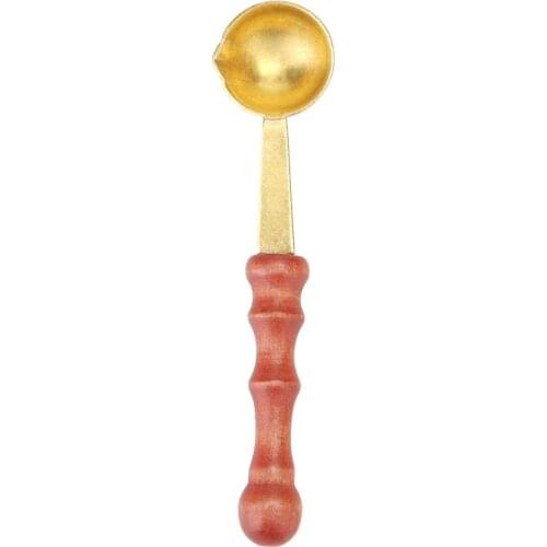 Retro European Seal Wax Seal Stamp Head Flower Fire Paint Wooden Handle Set For Wedding Invitation Signature Kids Toy