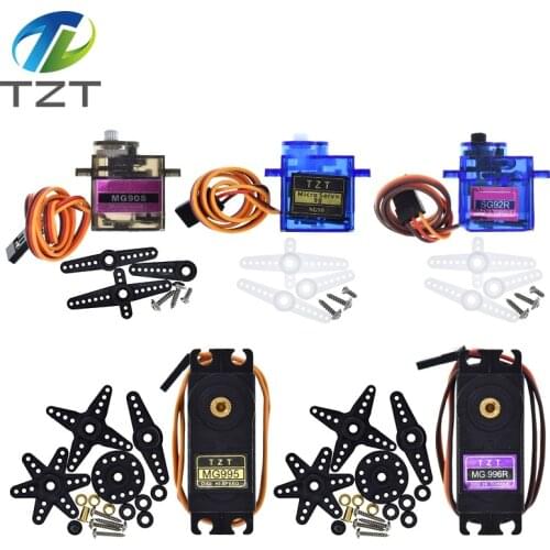 SG90 SG92R MG90S MG995 MG996 Servo Metal Gear for Model Helicopter Boat For Arduino UNO DIY Mechanical Arm MG946R MG996R