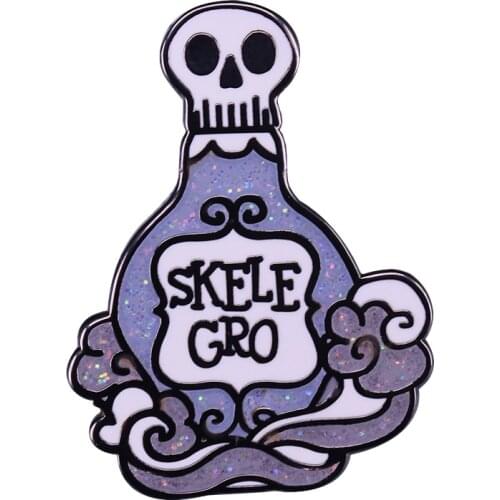 Magical glitter potion pin Halloween witchcraft decoration