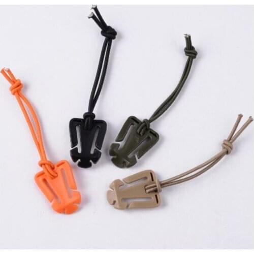 1Pc EDC Molle Backpack Carabiner EDC Tool Elastic Rope Webbing Buckle Winder Climbing Accessories