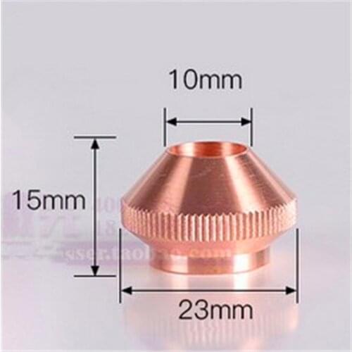 1 Pc Bullet Model Layer Matching Cover 10mm x 23mm x 15mm Height Laser Cutting Nozzle Calibre Matching Cover