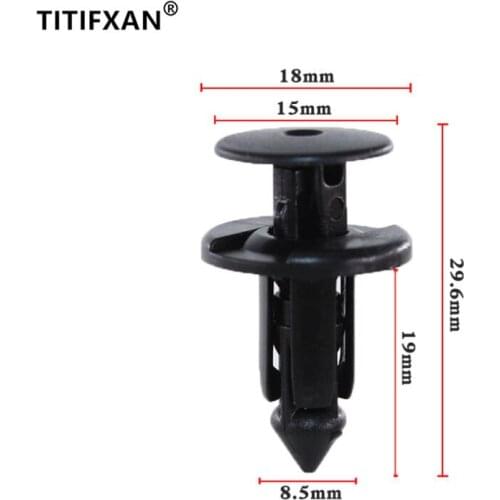 10PCS Auto door underside beam side skirt push-in peg expansion fastener clip for Toyota Corolla Camry Avalon Sienna