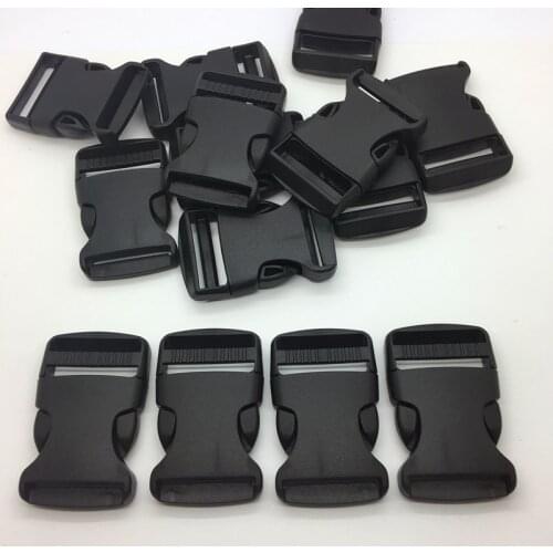 10pcs/lot 32mm Wide Contoured Side Release For Paracord Bracelet Plastic Buckle