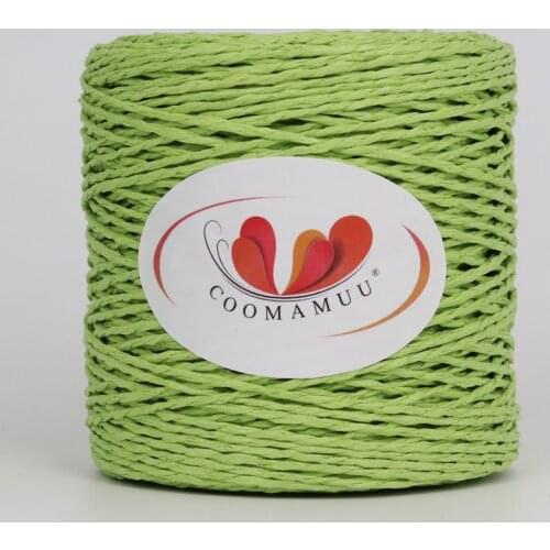 100G Ready Stock Eco-friendly 100% Raffia Straw Yarn Hand Knitting Yarn for Handmade Sunhat Handbag Diy Twisted Crocheting Yarn