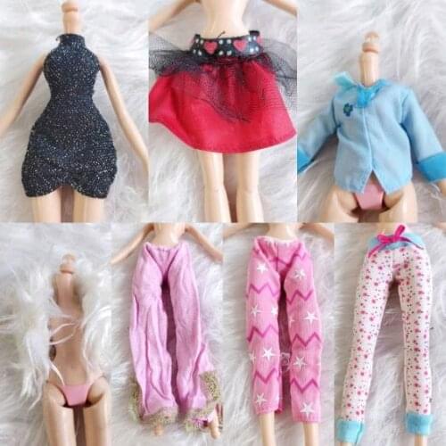 30cm doll bratz doll Monster High School Doll Clothes Skirt Suit Replacement Play Clothes Series 13