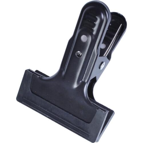 3x Heavy Duty Spring Clamps Photo Background Cloth Paper Screen Clips Metal Body with Rubber Protective Sleeve Desk