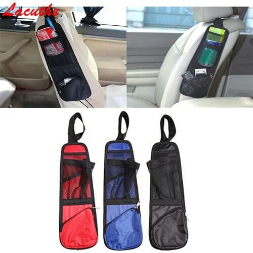 Car Auto Seat Side Multi Pocket Organizer Holder Travel Storage Hanging Bag Phone Drink Container Car Seat Pocket