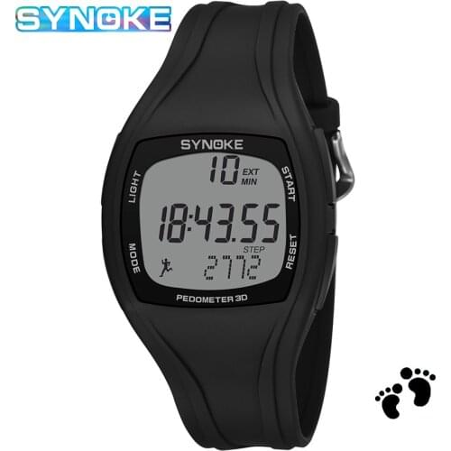 Reloj Hombre Mens Sport Watches Waterproof 3D Pedometer Digital Military Watch Men SYNOKE 9105 Wristwatch Man Electronic Clock