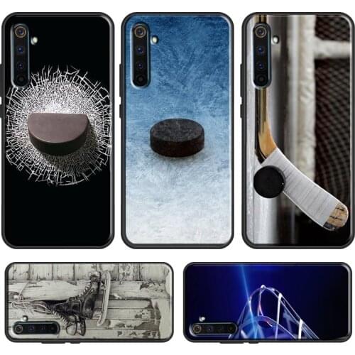 Ice Hockey Puck Case For OPPO Realme 6 Pro GT C3 C11 C21 7i Q3 7 8 Pro Cover For OnePlus 8T 8 9 Pro Nord