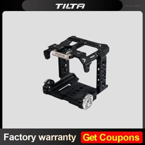 TILTA Black Cage for Z CAM E2 S6 F6 DSLR Camera rig with top handle Record cable clip holder V mount battery Plate TA-T07-FCC-B