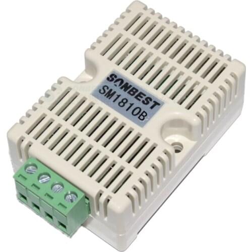 SM1810B rail type temperature and humidity transmitter SHT20 sensor probe RS485 bus wall-mounted
