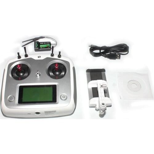 F17905/6 Flysky FS-i6S 2.4G 10CH AFHDS Touch Screen Transmitter + FS-iA6B 6CH Receiver + Mobile Holder Self Center Throttle Mode