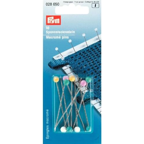 Germany Prym 55*1.15mm 028650, fringed lace, color, plastic, beads, Macrame pins, patchwork, handmade diy