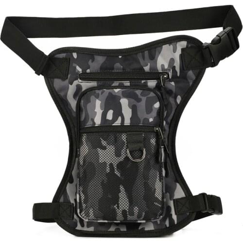 Fashion Camouflage Mens Belt Bag Handbag Lightweight Durable Chest Pack Shoulder Bag Multi Use Male Butt Bag For Easy Running