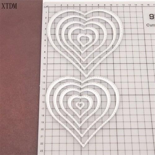 Cutting dies Heart-shaped metal crafts paper die-cutting /DIY embossing, Easter and New Year