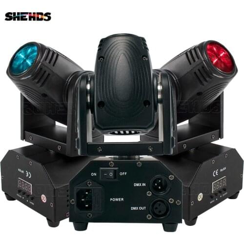 SHEHDS 4PCS Fast Shipping 10w RGBW Mini Led Beam Moving Head Light DJ Bar Concert Professional Stage Equipment