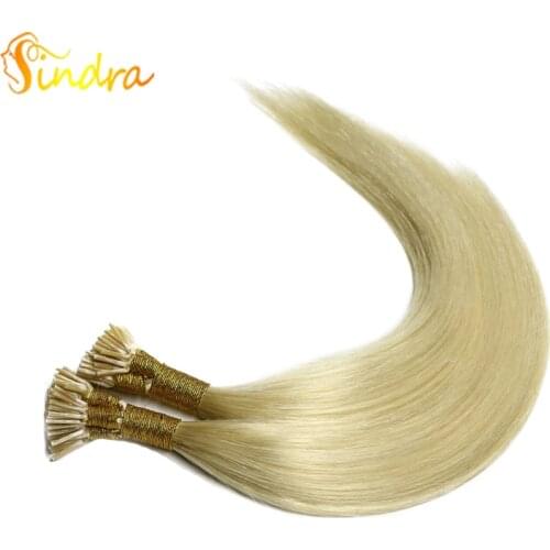 Sindra Light Color Hair Keratin Extensions I Tip Hair Extensions Pre Bonded Remy Hair