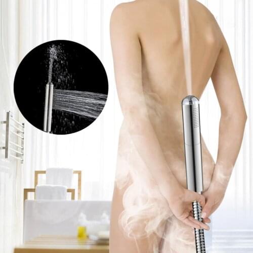 Wetips Steel Bidet Showerhead Enema Shower Handheld Bidet Spray Enema Shower Clistere Toilet Shattaf Sprayer Douche Bidet Shower