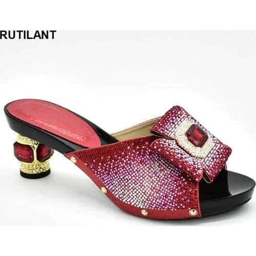 Nigerian Women Party Pumps High Heels Summer High Heeled Shoes for Women High Quality African Wedding Shoes Luxury Women Shoes