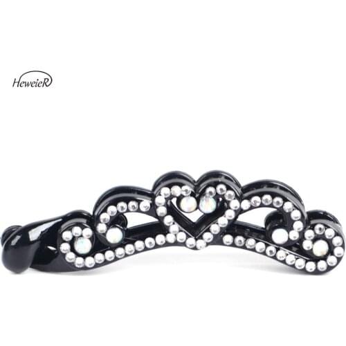 Women Ladies Hairgrip Accessories Hollow Plastic Hair Banana Twist Clip Ponytail Holder Hairpiece Headdress Hairpin Barrettes