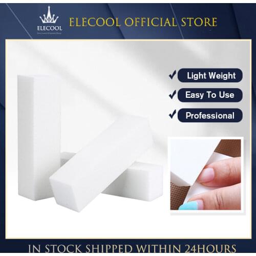 Buffing Sanding Files Block Pedicure Manicure Care Nail Art Buffer Polish White Nail File Nail Art Professional Nail Art Tools