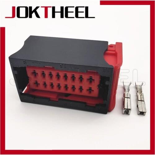 1/5/10/20 sets kit black Tyco TE AMP 1.5mm 2.8mm 16 pin way female housing auto wire connector light Headlamp plug for car