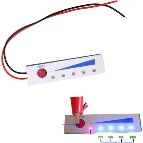 1PCS 12V Lithium Battery Capacity Tester Display Panel Electric Power Indicator Board