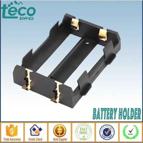 10Pcs/lot 26650 Battery Holder SMT SMD High Quality With Bronze Pins TBH-26650-2A-SMT