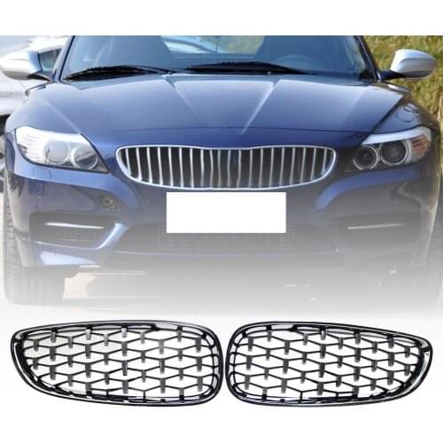 2Pcs Mesh Grille Perfect Match Anti-dust ABS Stylish Air Inlet Vent Cover 51137181547 51137181548 for BMW Z4 E89 2009-2016