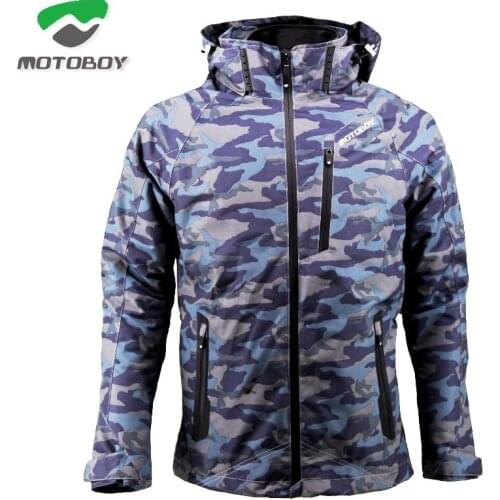 2018 Winter Spring MOTOBOY motorcycle riding jacket ,men waterproof motorbike coat personality sports Two-piece suit clothes