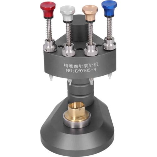 Professional 4 Pin Watch Hand Presser Watch Needle Installation Fitting Machine Repair Tool