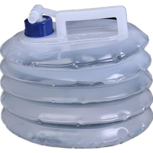 5/10/15L collapsible water tank, self-driving car, portable outdoor hiking fishing, folding water-passing camping bucket