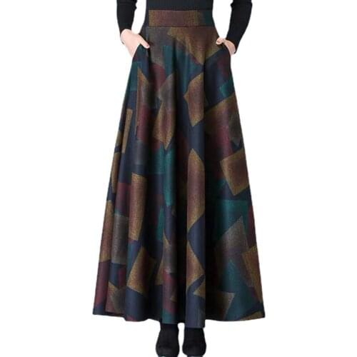 Женские юбки макси AUSO China At AliExpress