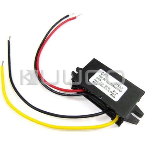 5 PCS/LOT 15W Adapter DC 12V to 3.7V 3A Car Converter/Voltage Regulator/Step-Down Module/Waterproof Power Supply