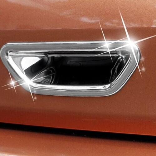 Bbincar Rear Trunk Tail Door Handle Frame Trim Cover 1pcs ABS Chrome Auto Accessories For Nissan Rogue X-Trail 2014 2015