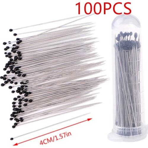 100pcs Pins Specimen Needle Stainless Steel Insect Pins Specimen Pins For School Lab Education Body Dissection with Box