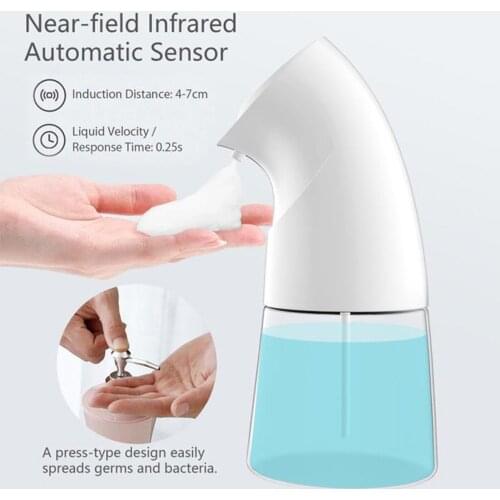 Induction Automatic Soap Dispenser Foam Hand-Washing Machine Contact-Free Automatic Soap Dispenser 450ml Bathroom Dispenser