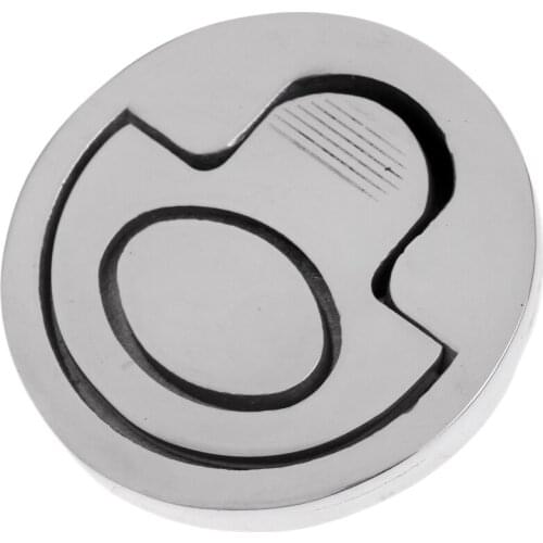 Marine Boat 2''/5cm Round Flush Pull Lift Ring Handle Hatch Latch Locker Cabinet Hardware Accessories