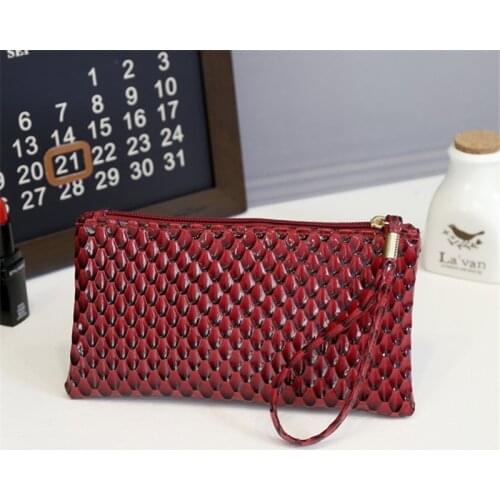 New 2019 Coin Purse Fashion Brand Design Women Bags Wristlet Cute Small girls long Clutch and Handbags Phone Top PU Leather