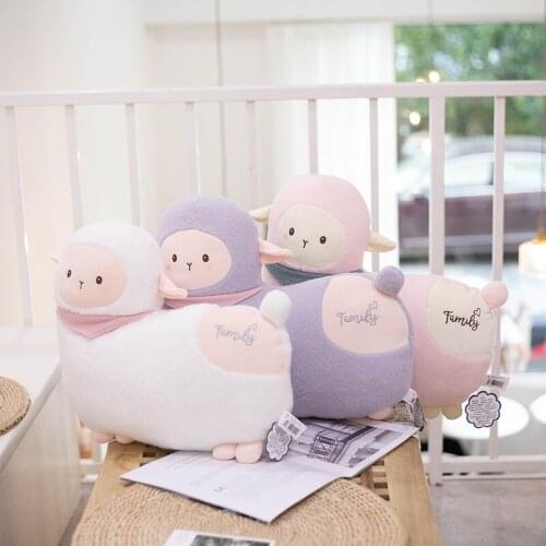New 45cm Lovely Plush Alpaca Toy Stuffed Animals Cushion Soft Plushie Sheep Pillow Doll For Girls Kids Birthday Gift Home Decor