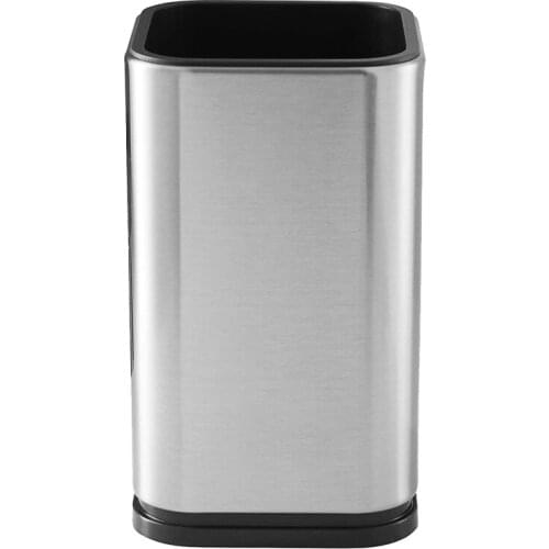 New Stainless Steel Kitchen Utensil Holder, Kitchen Cutlery Storage, Utensil Organizer, Modern Rectangular Design,17X10cm