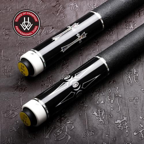 HOW Offical Store HOW H-293,H-291A Pro Series Cp Plus 12.5mm Ebony High-end Joint Abalone Shell Inlay Billiard Pool Cue Stick