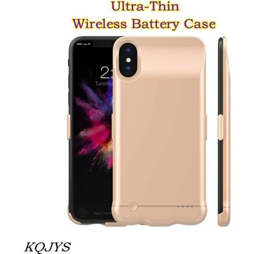KQJYS 5200mAh Portable Backup Battery Charger Cases For iPhone X Xs Battery Case Power Bank Battery Charging Cover Case