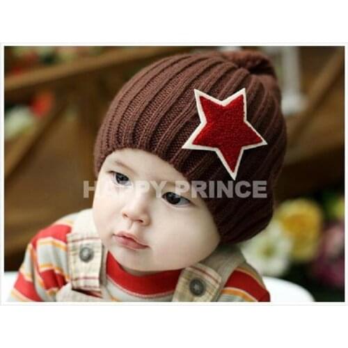 Wool Baby Boy Hat Star Children Stocking Hats Infant Cap Beanie Girls Winter Caps Child Bucket Bonnet Crochet