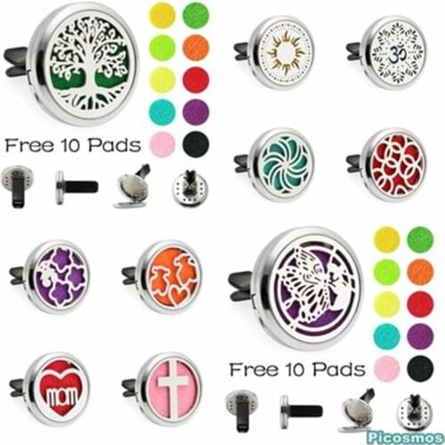 Alloy Car Air Conditioner Perfume Clip Car Perfume Box Fragrance Box Aromatherapy Jewelry Auto Perfume Diffuser Auto Interior