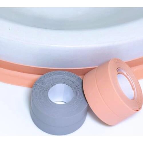 Waterproof Toilet Seat Base Sealing Edge Kitchen Beautiful Seam Mold Proof Moisture-Proof Stickers Bathroom Edge Stickers Cabine
