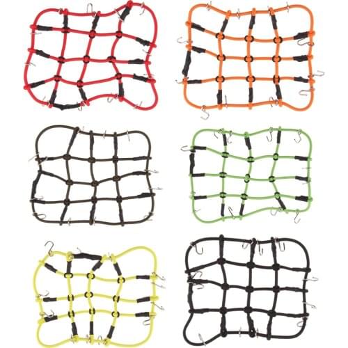 1:8 1:10 Scale Elastic Luggage Net for SCX10 D90 TRX4 Car Roof Rack Crawlers