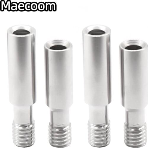 2/4pcs All-Metal Heatbreak Throat MK8 Extruder Throat Tube M6 Screw 27/31mm Length for CR-10/Ender Series 3D Printer Hotend
